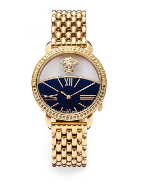 versace diamond women's chronograph watch|Versace watches for sale.